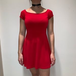Urban Outfitters Red Skater Dress